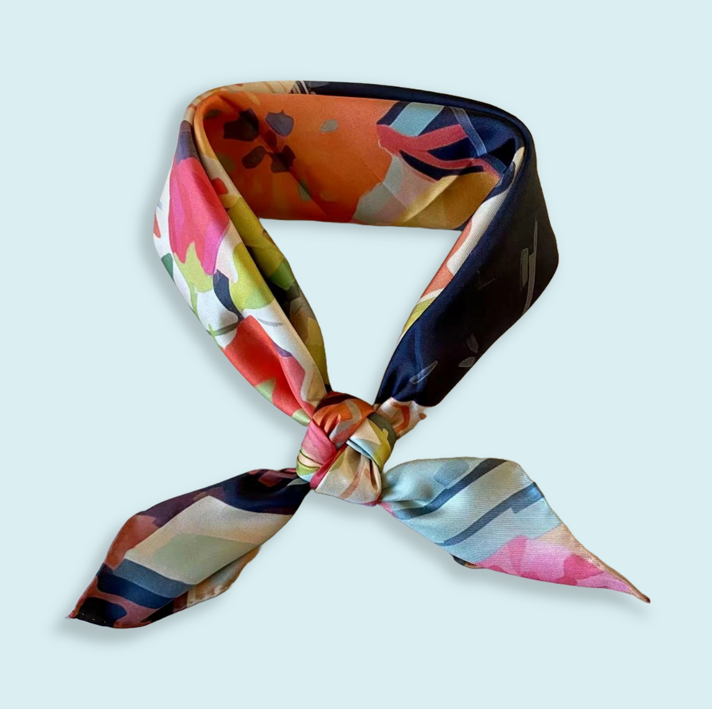 27" Square Scarf - Morning Cat