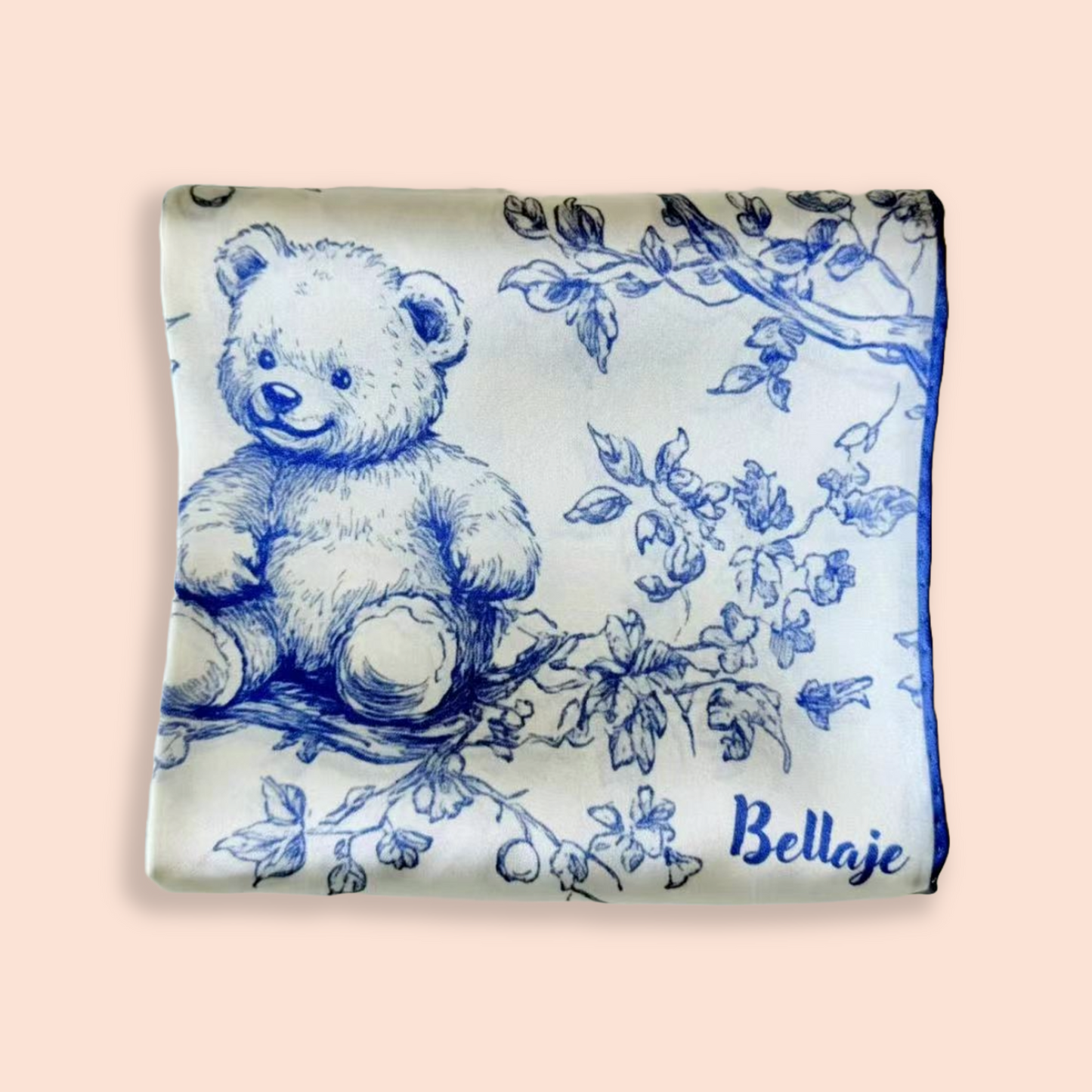 27" Square Scarf - Baby Teddy Bears