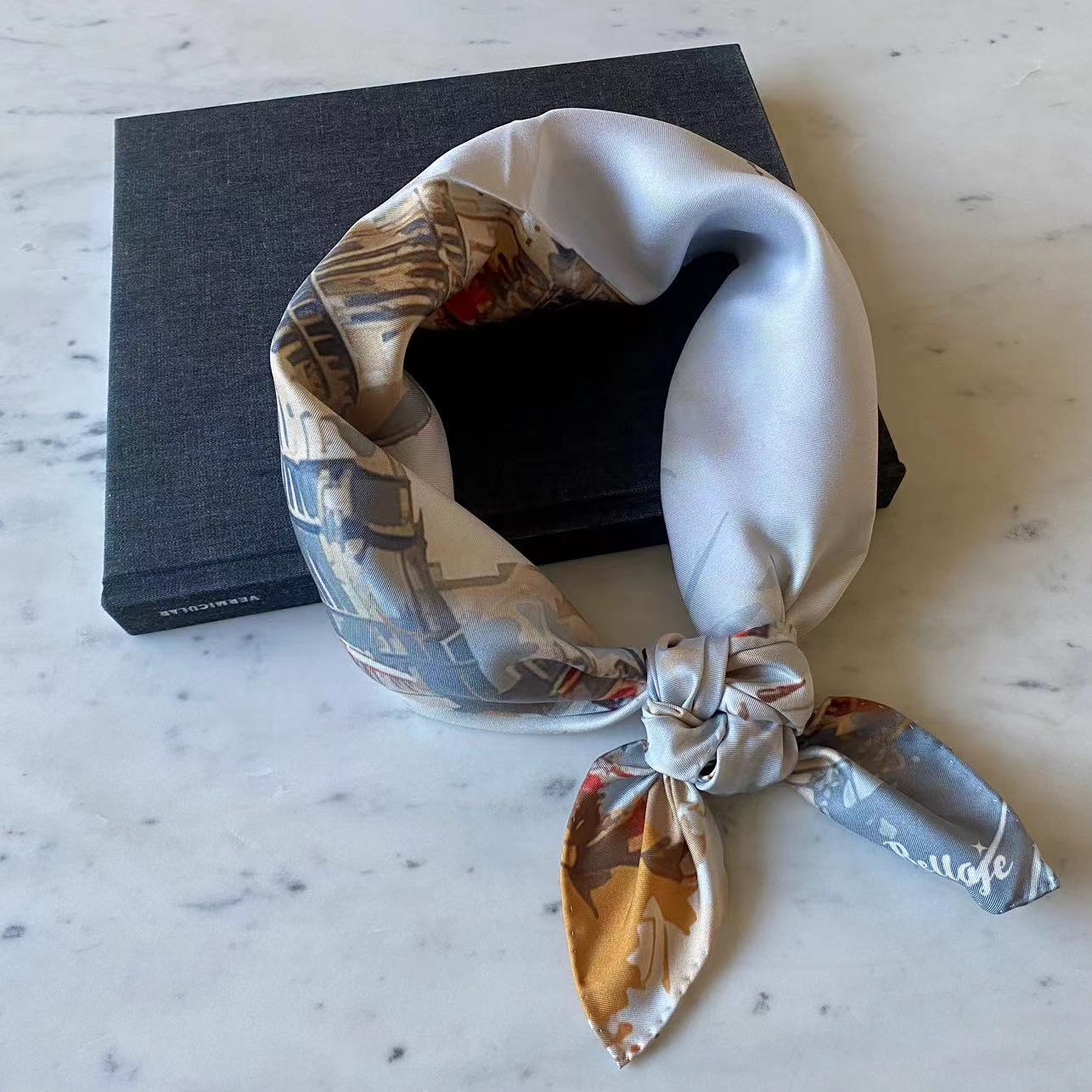 27" or 35" Square Scarf - London
