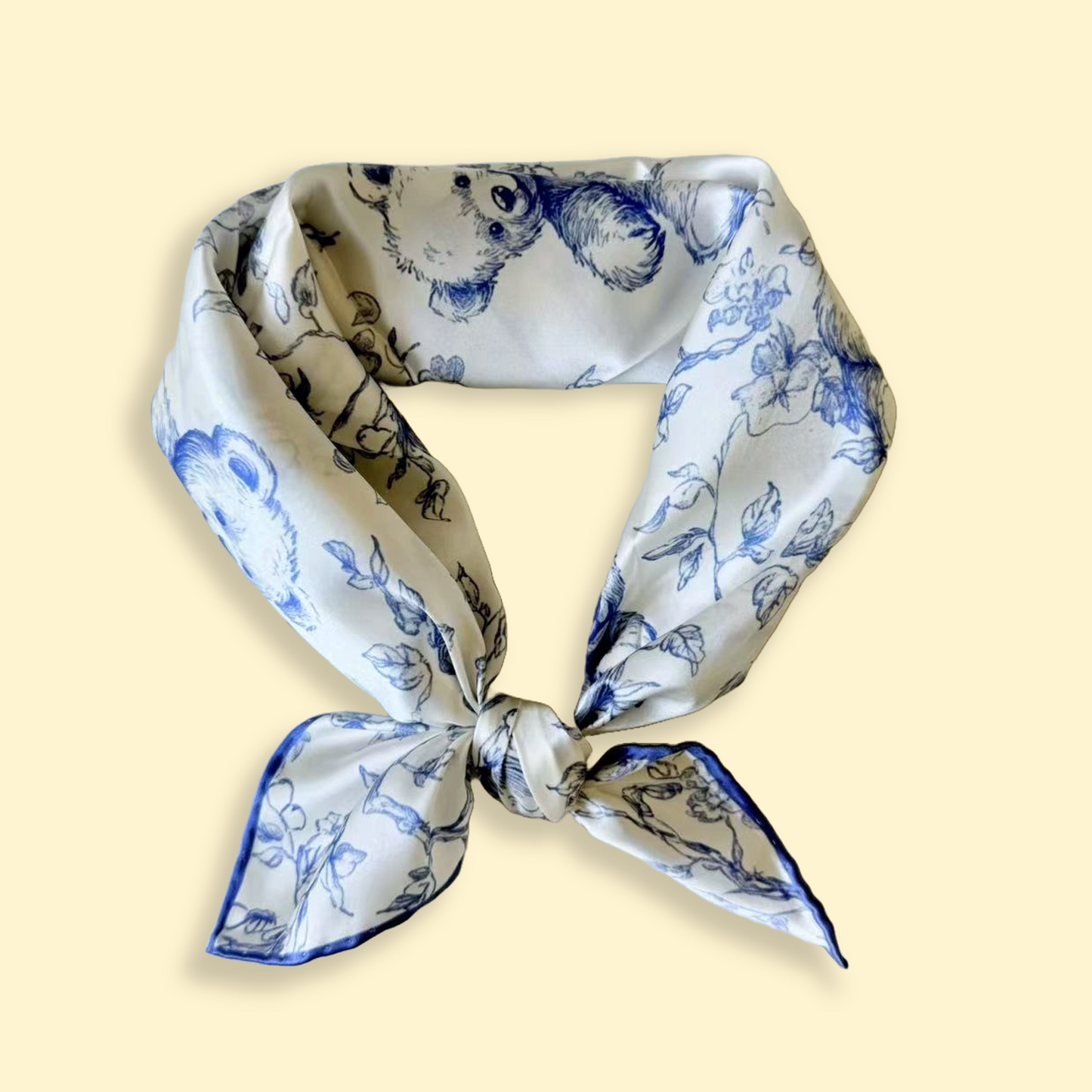 27" Square Scarf - Baby Teddy Bears