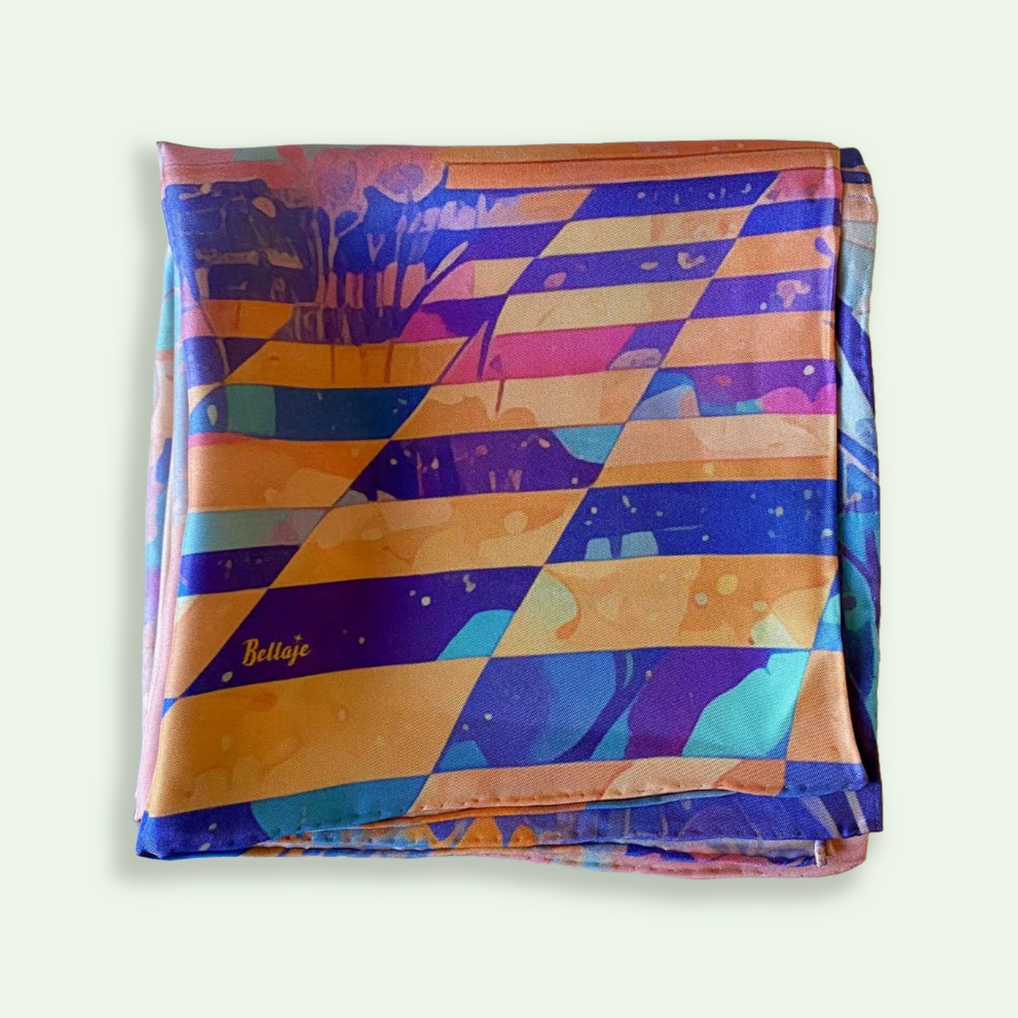 35" Square Scarf - Dream Garden