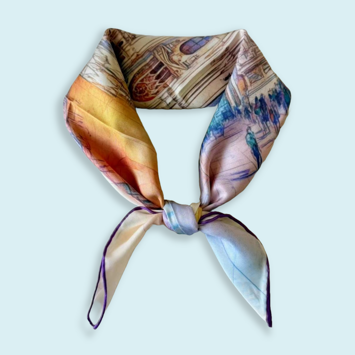 27" Square Scarf - Milan Cathedral