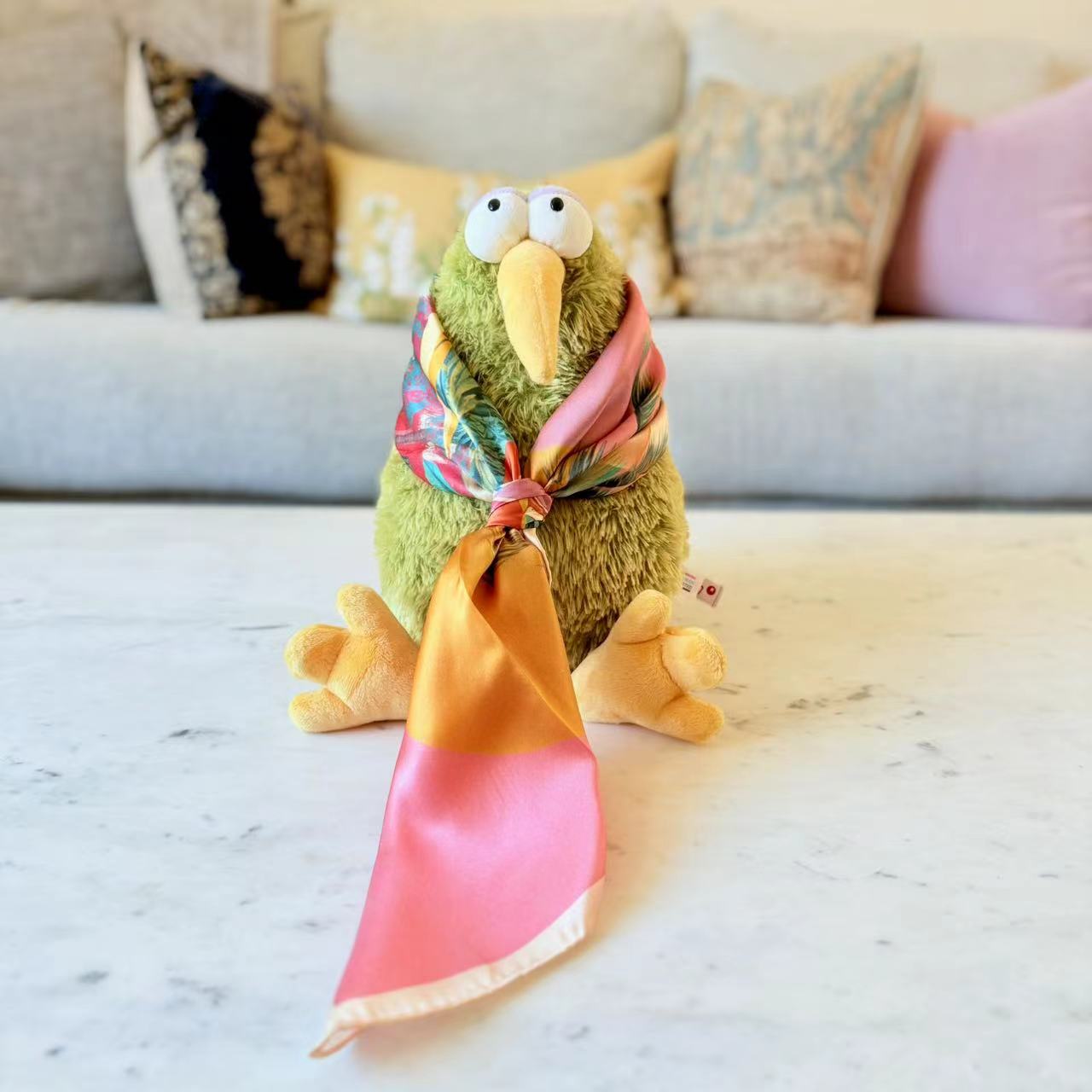 27" Square Scarf - 1960s Beach