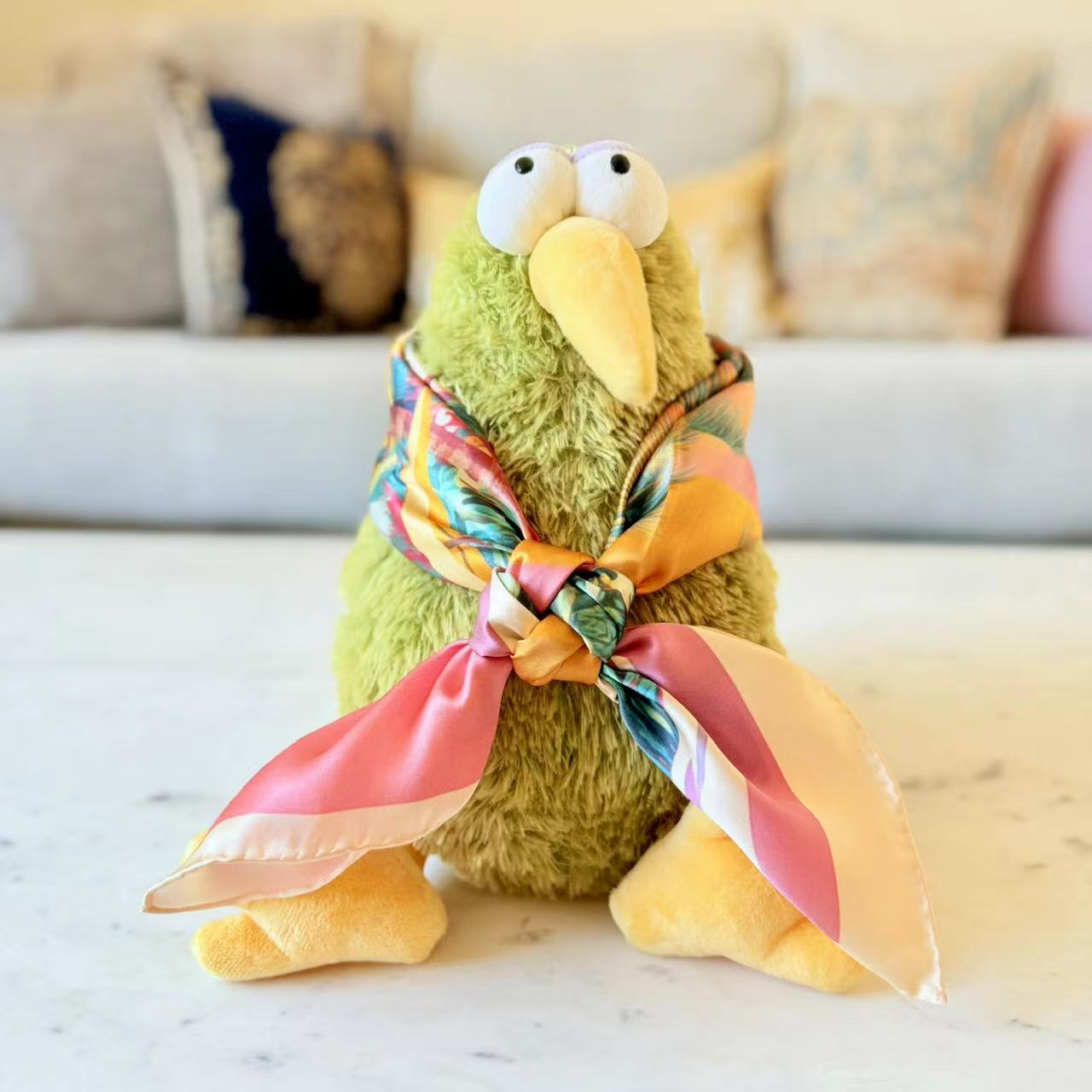 27" Square Scarf - 1960s Beach