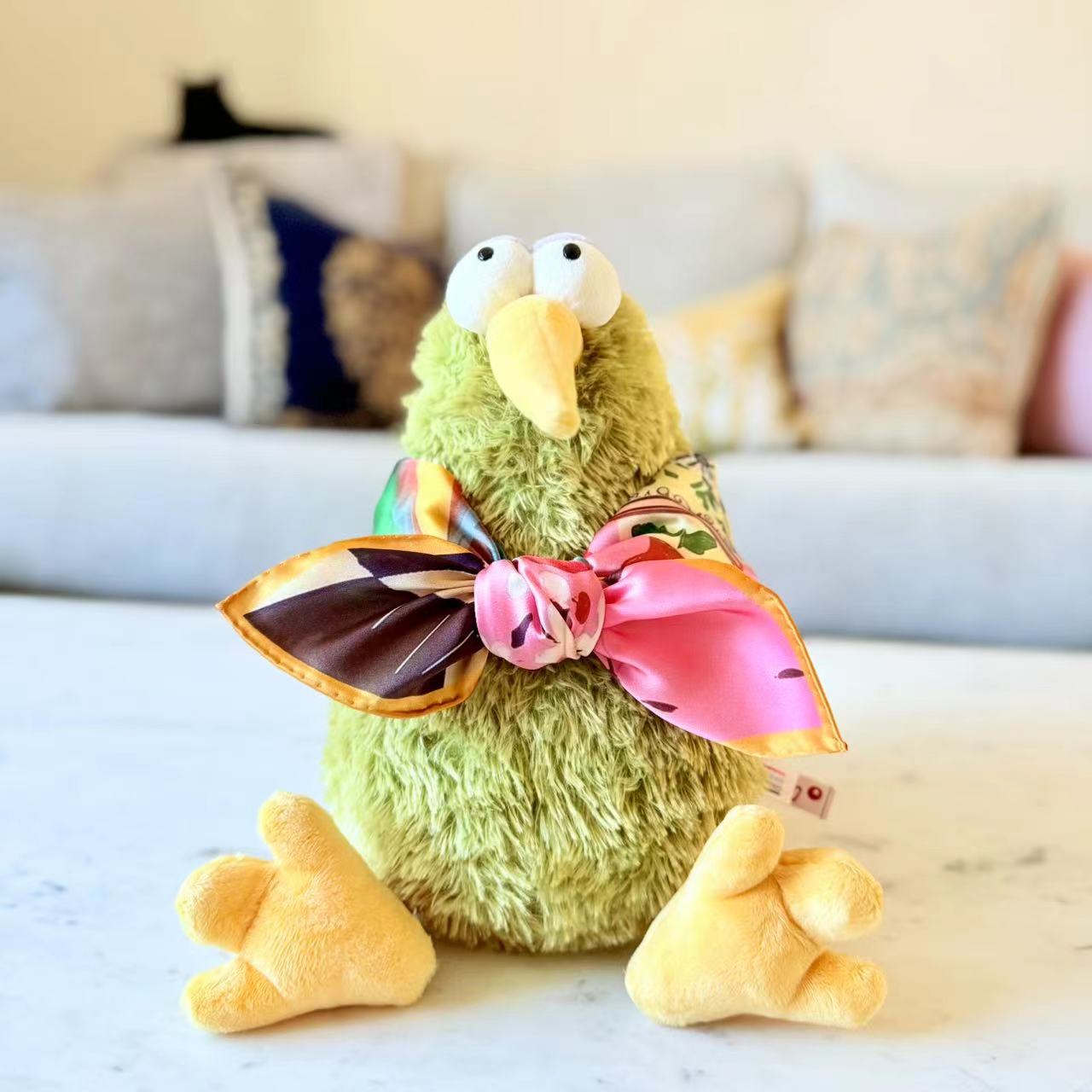 27" Square Scarf - Tuxedo Cat