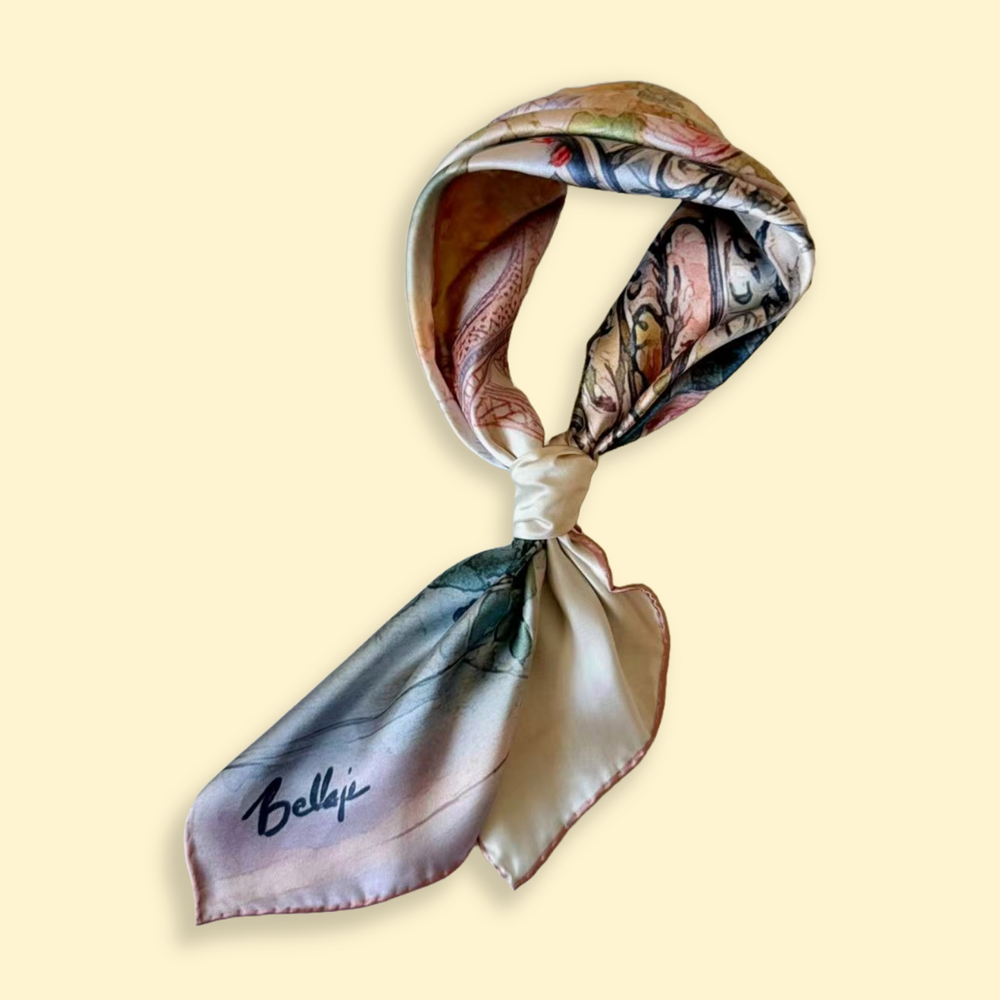27" Square Scarf - Pink Paris