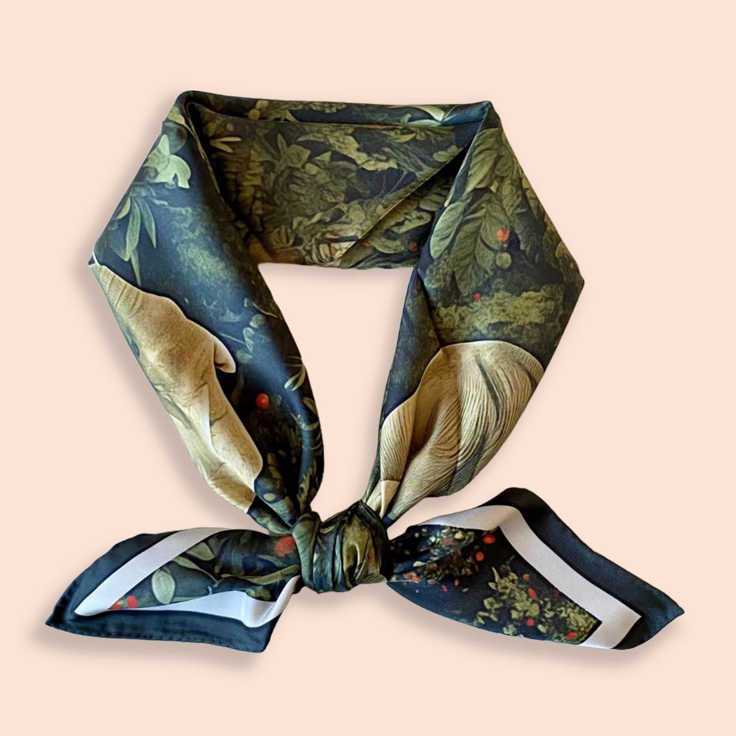 35" Square Scarf - Elephant
