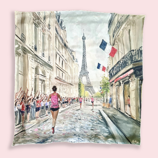 27" Square Scarf - Paris Eiffel Tower