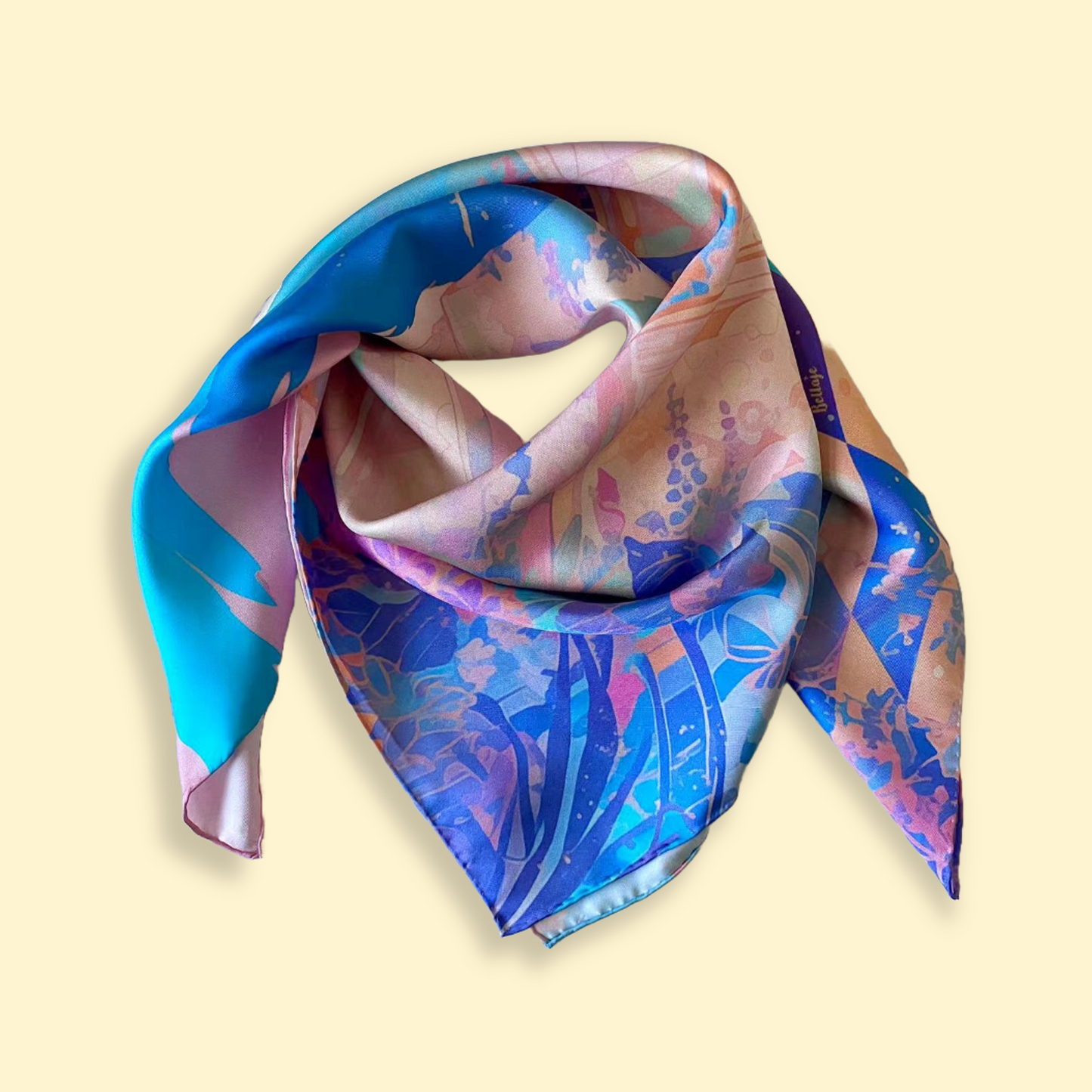 35" Square Scarf - Dream Garden