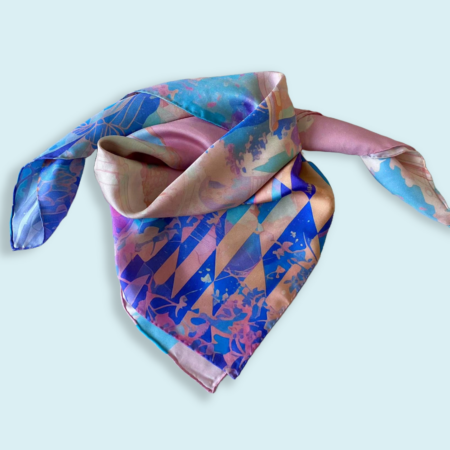 35" Square Scarf - Dream Garden