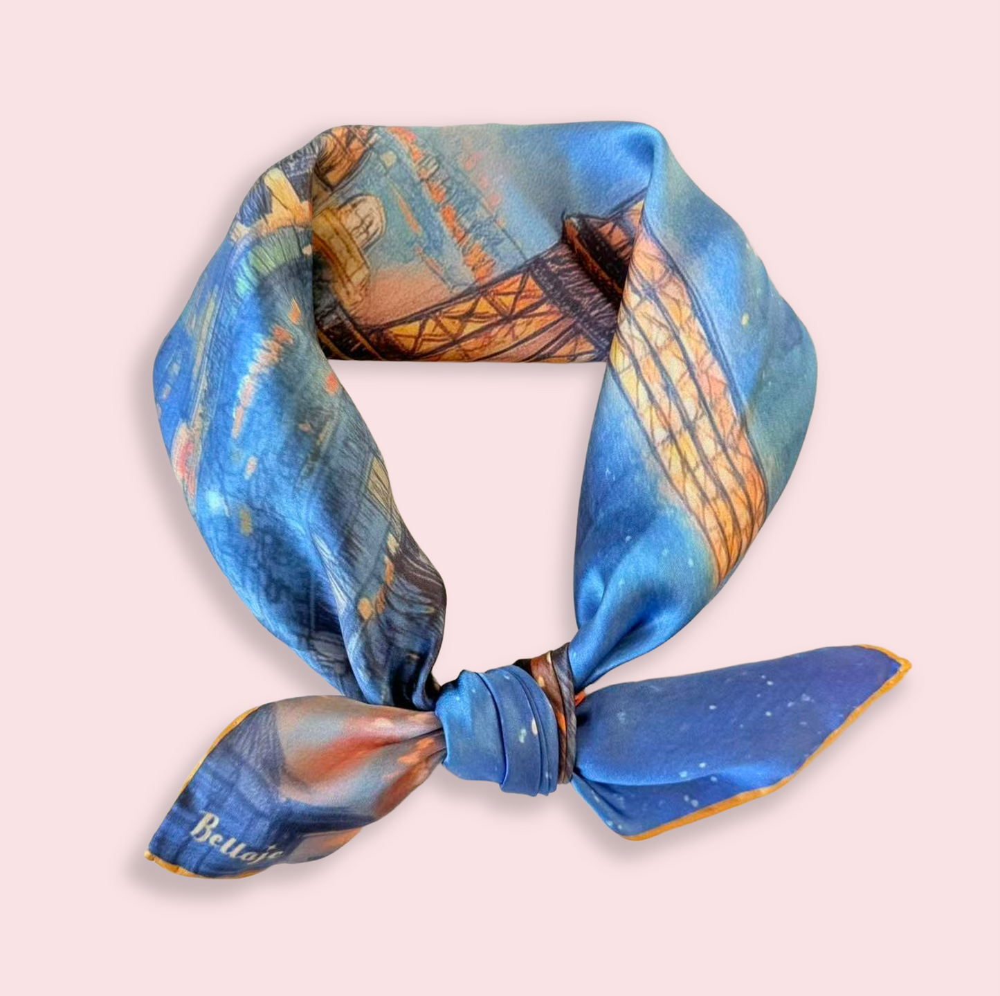 27" Square Scarf - Paris at Night