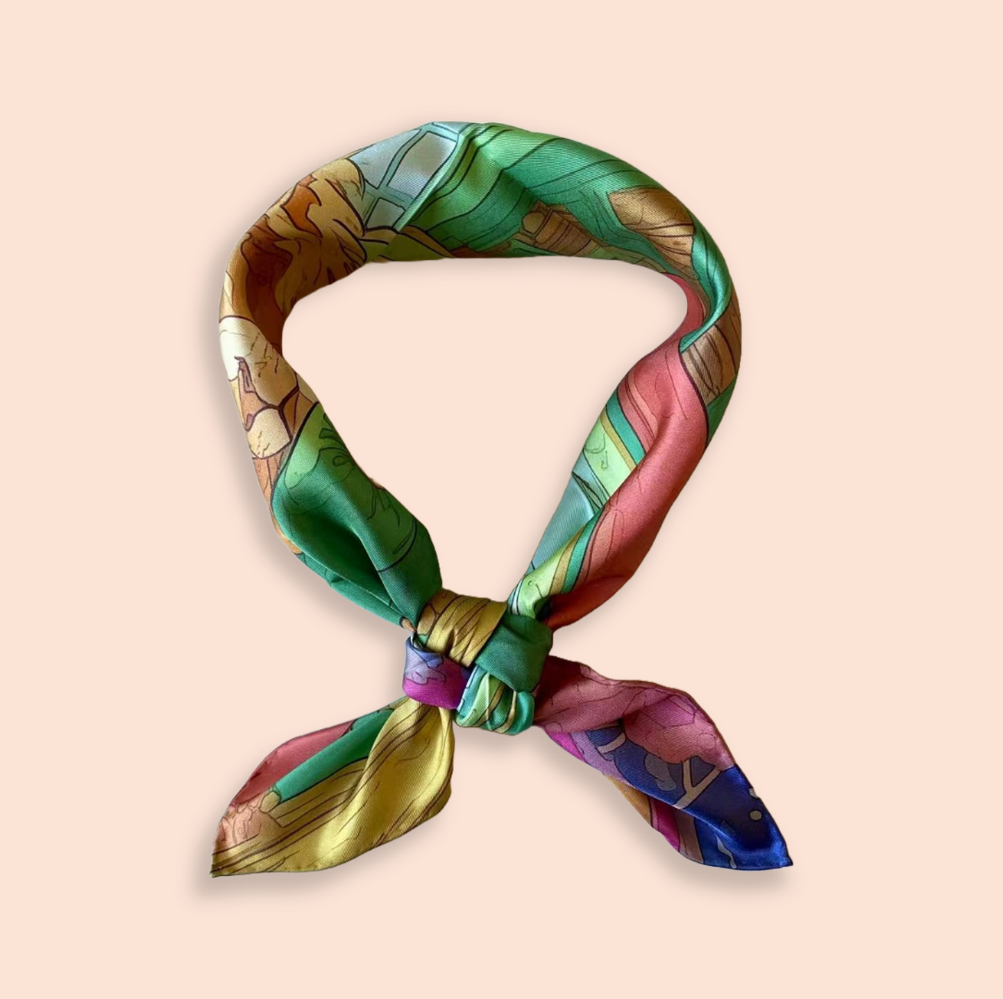 27" Square Scarf - Lion