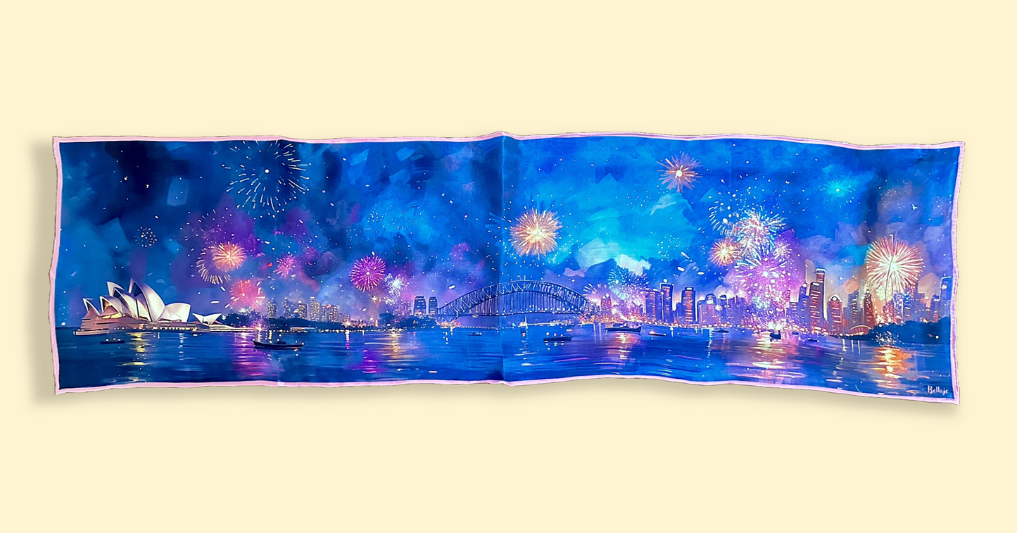 Long Scarf - Sydney Firework