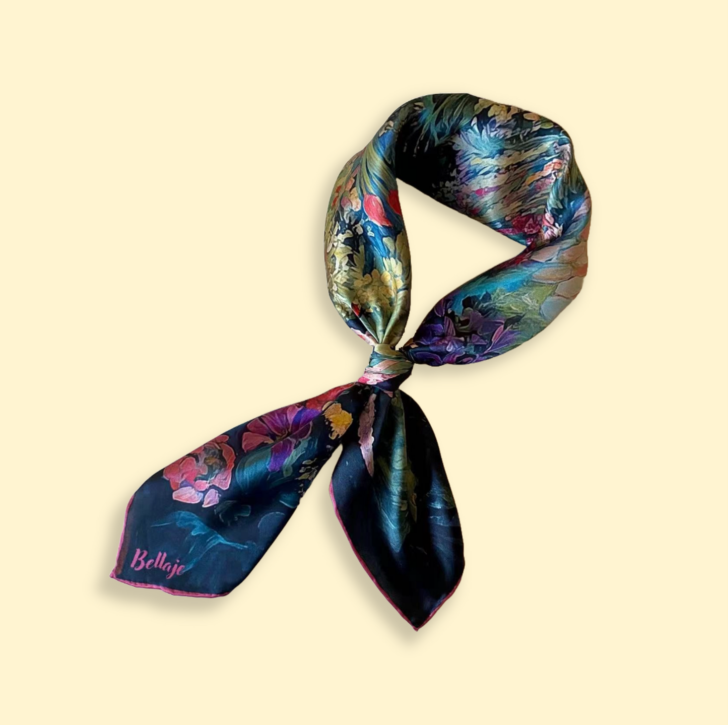 27" Square Scarf - Secret Garden