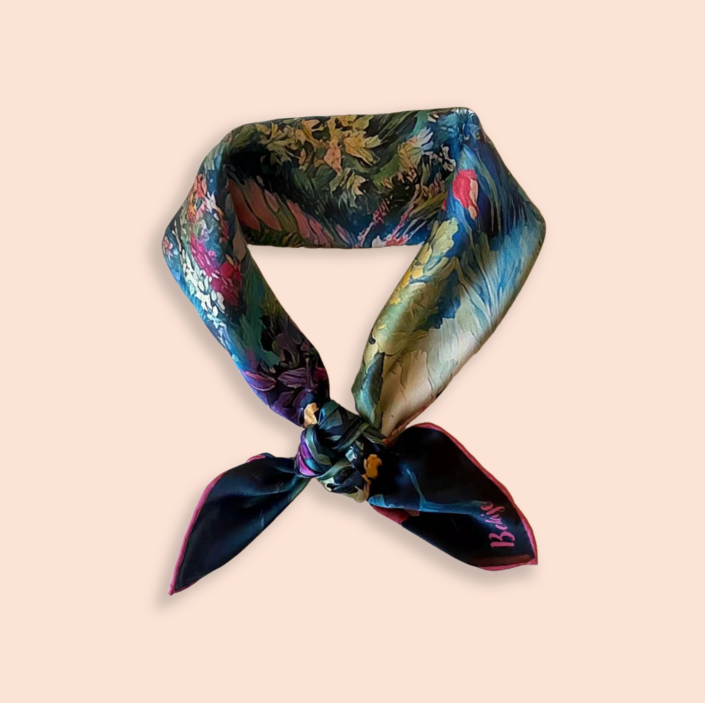 27" Square Scarf - Secret Garden