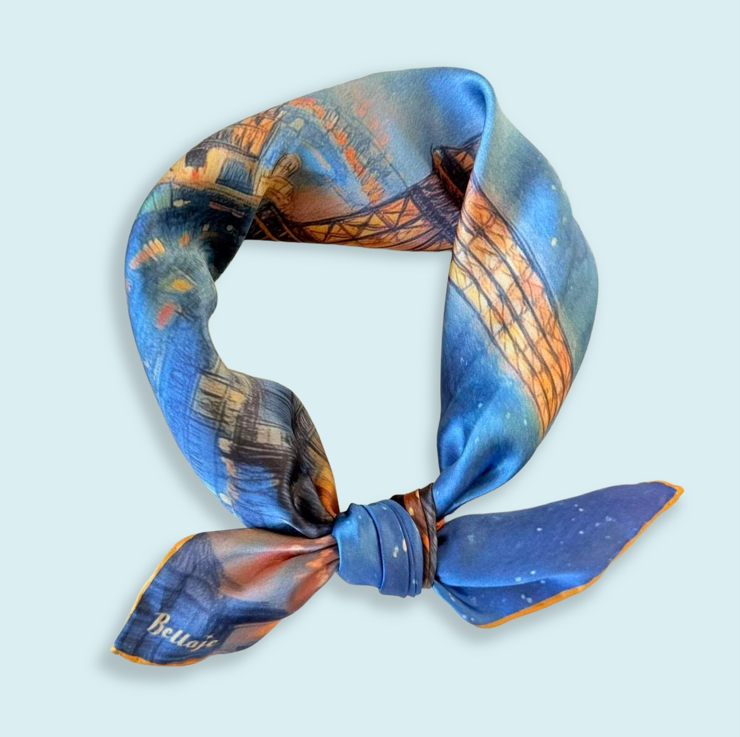 27" Square Scarf - Paris at Night