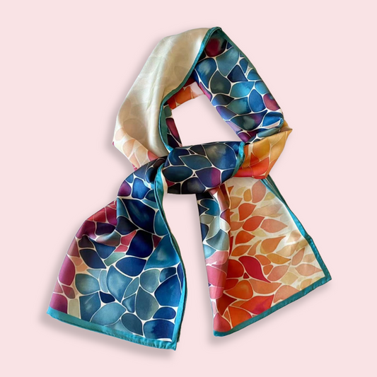 Long Scarf - Autumn Leaves