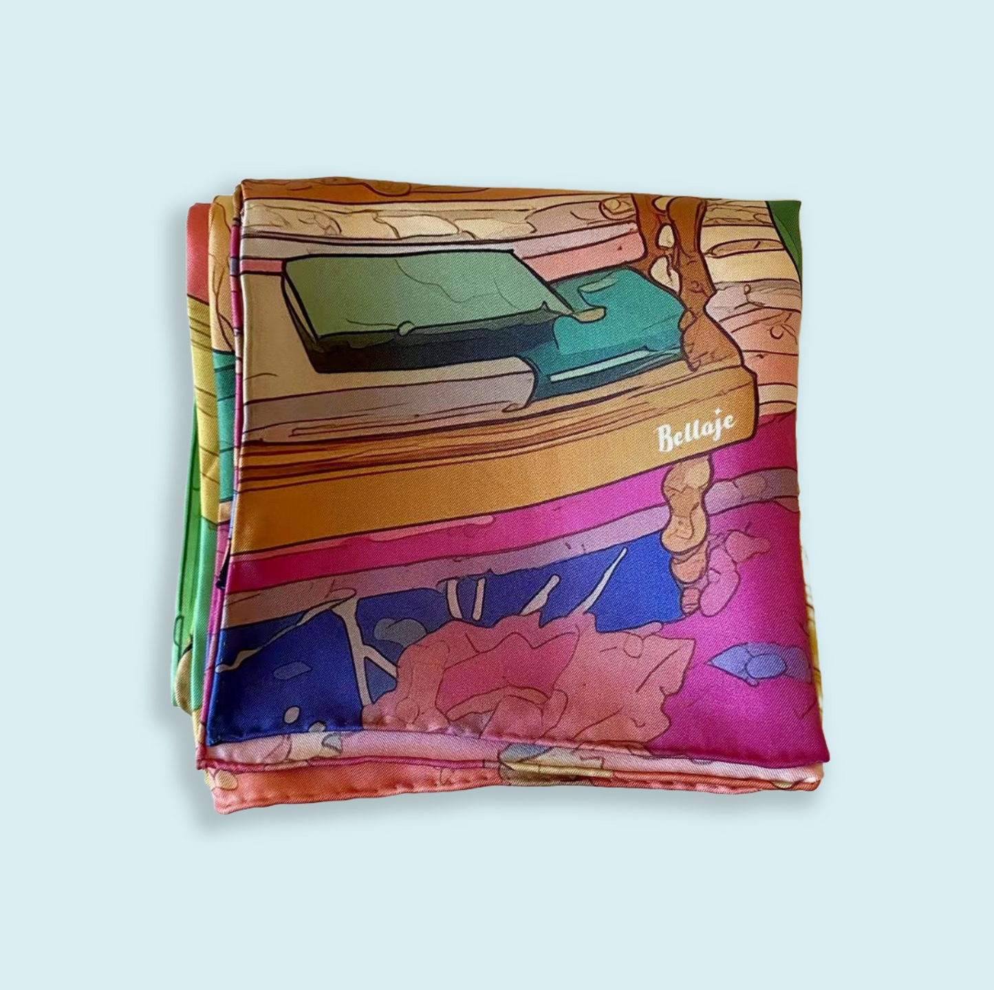 27" Square Scarf - Lion