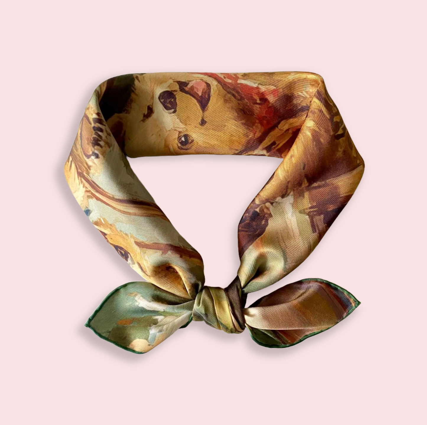 27" Square Scarf - Teddy Bears