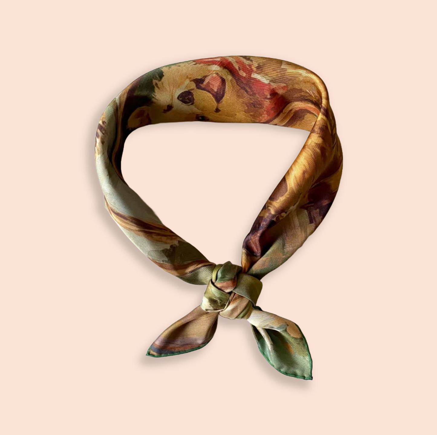 27" Square Scarf - Teddy Bears
