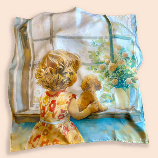27" Square Scarf - Best Friends
