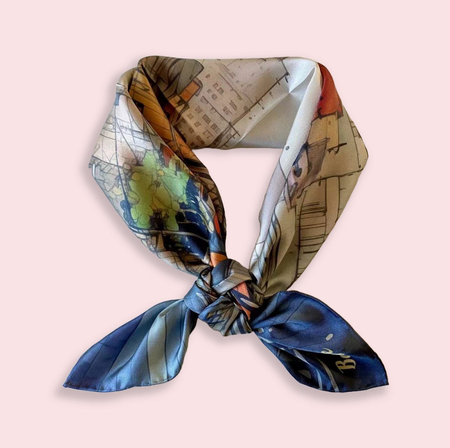 27" or 35" Square Scarf - NYC