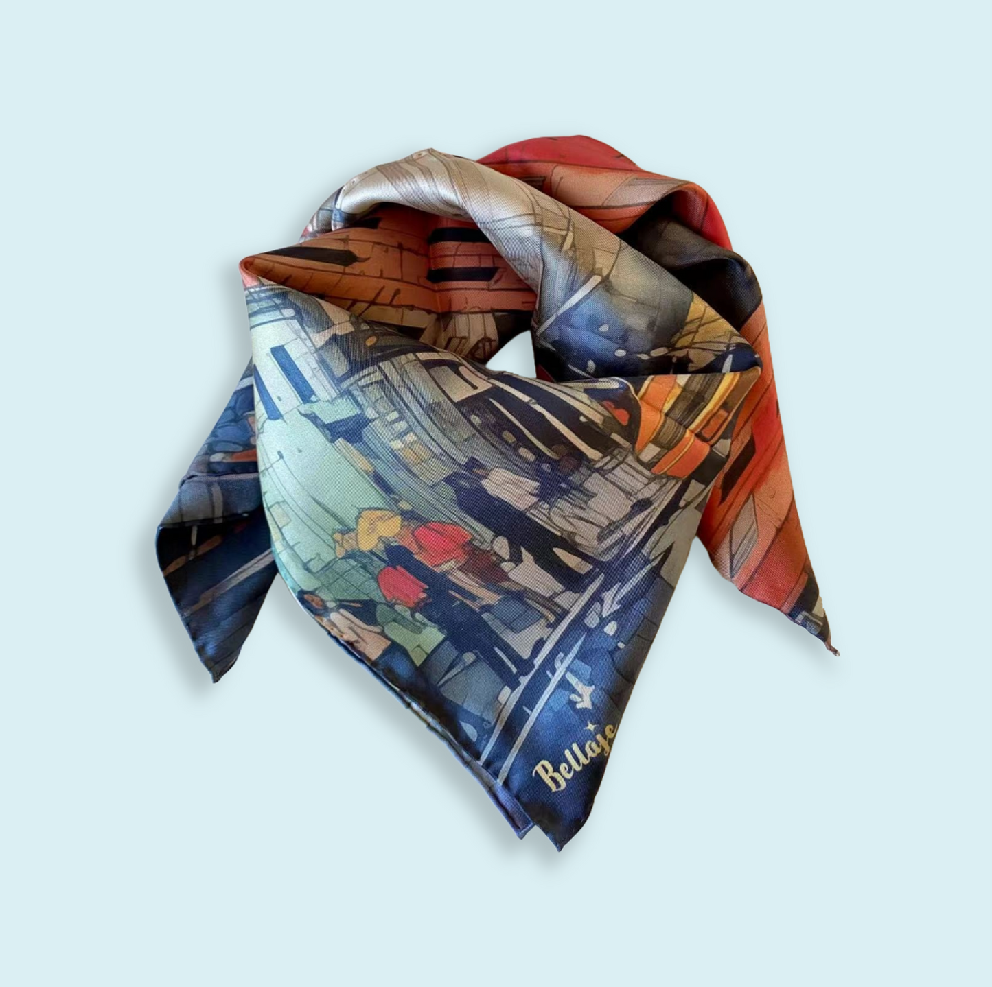 27" or 35" Square Scarf - NYC