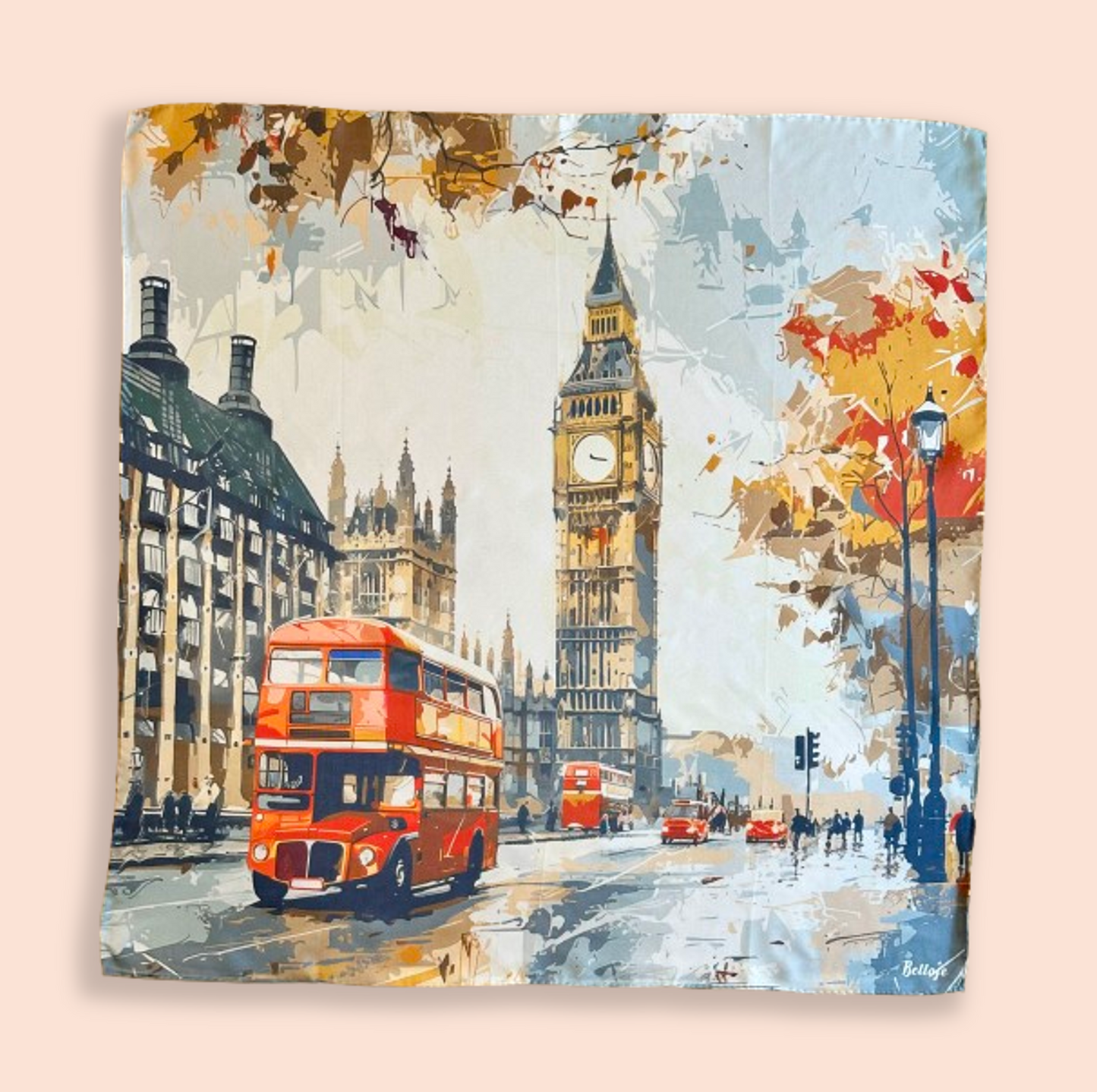 27" or 35" Square Scarf - London