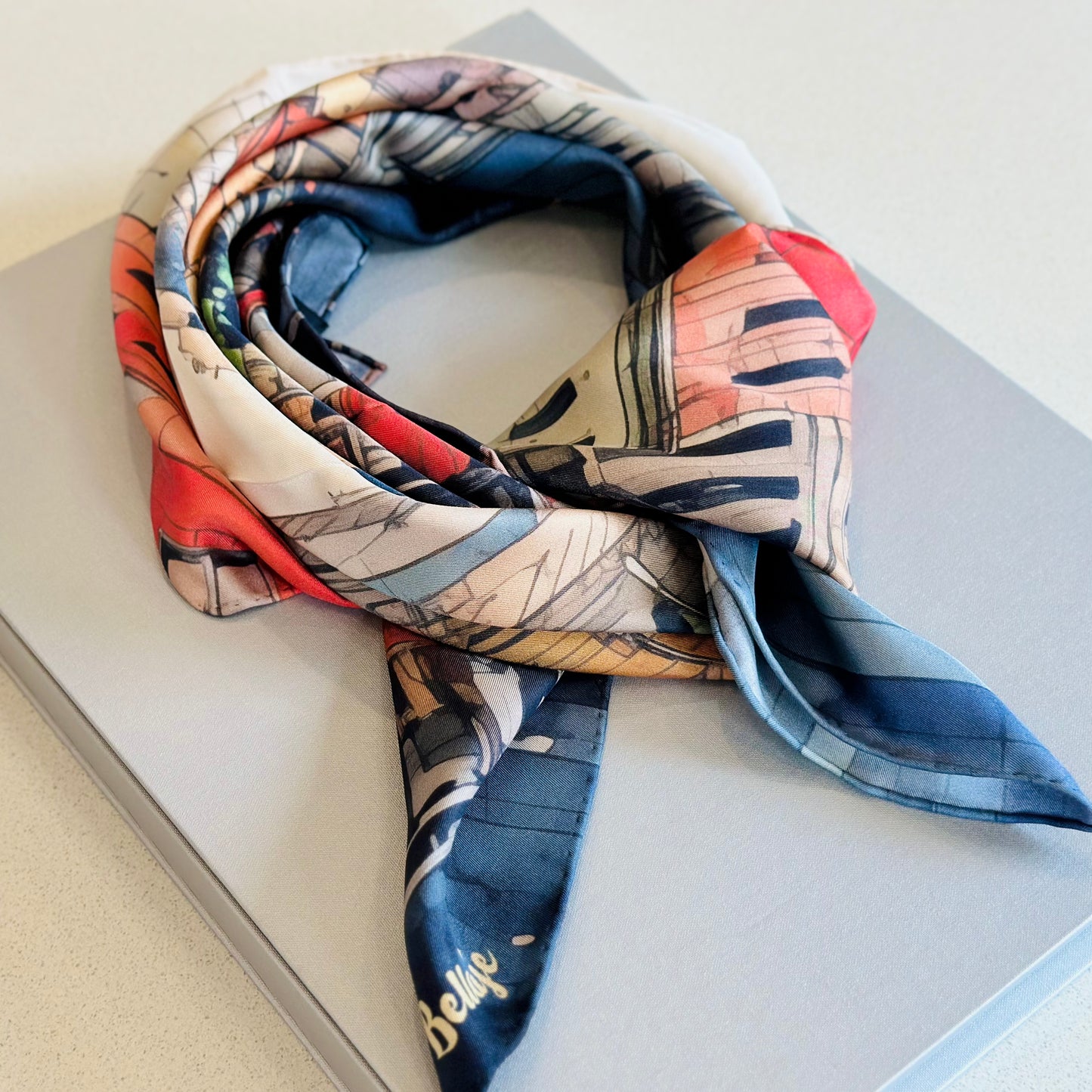 27" or 35" Square Scarf - NYC