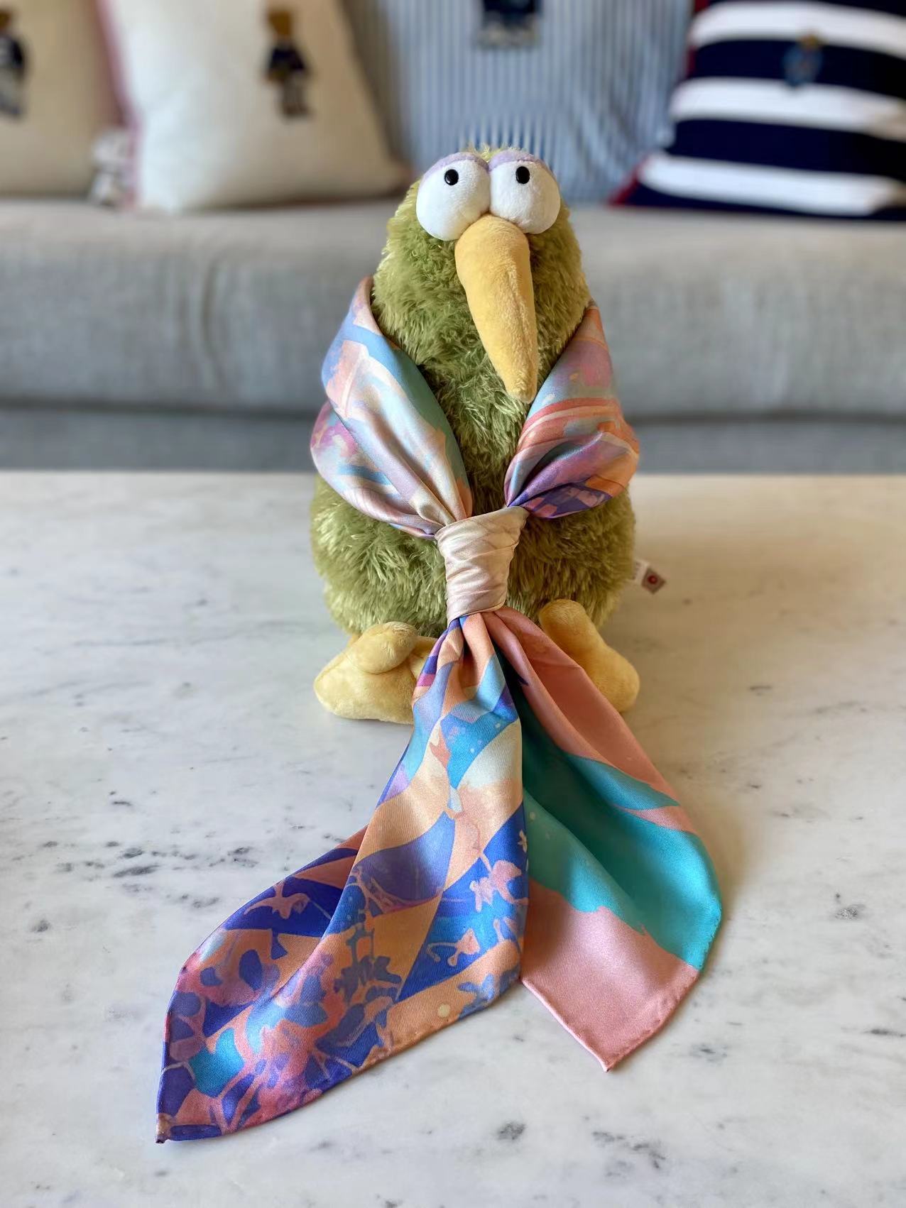 35" Square Scarf - Dream Garden