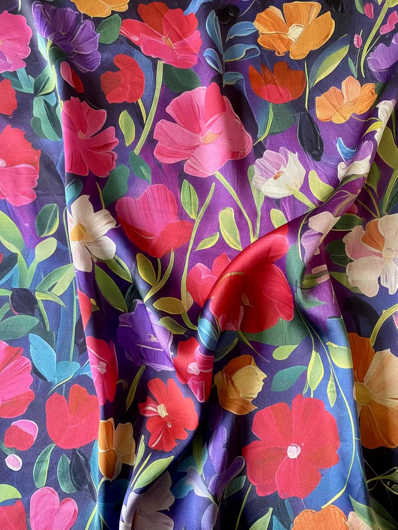 27" Square Scarf - Floral Dream