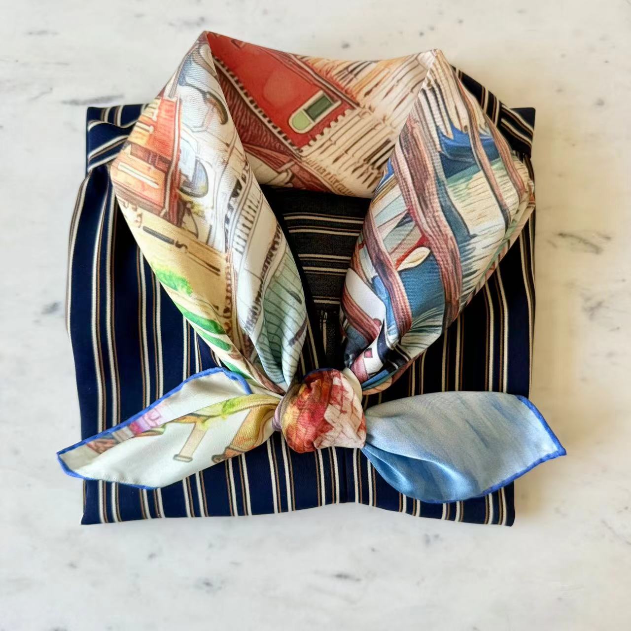 27" Square Scarf - Venice