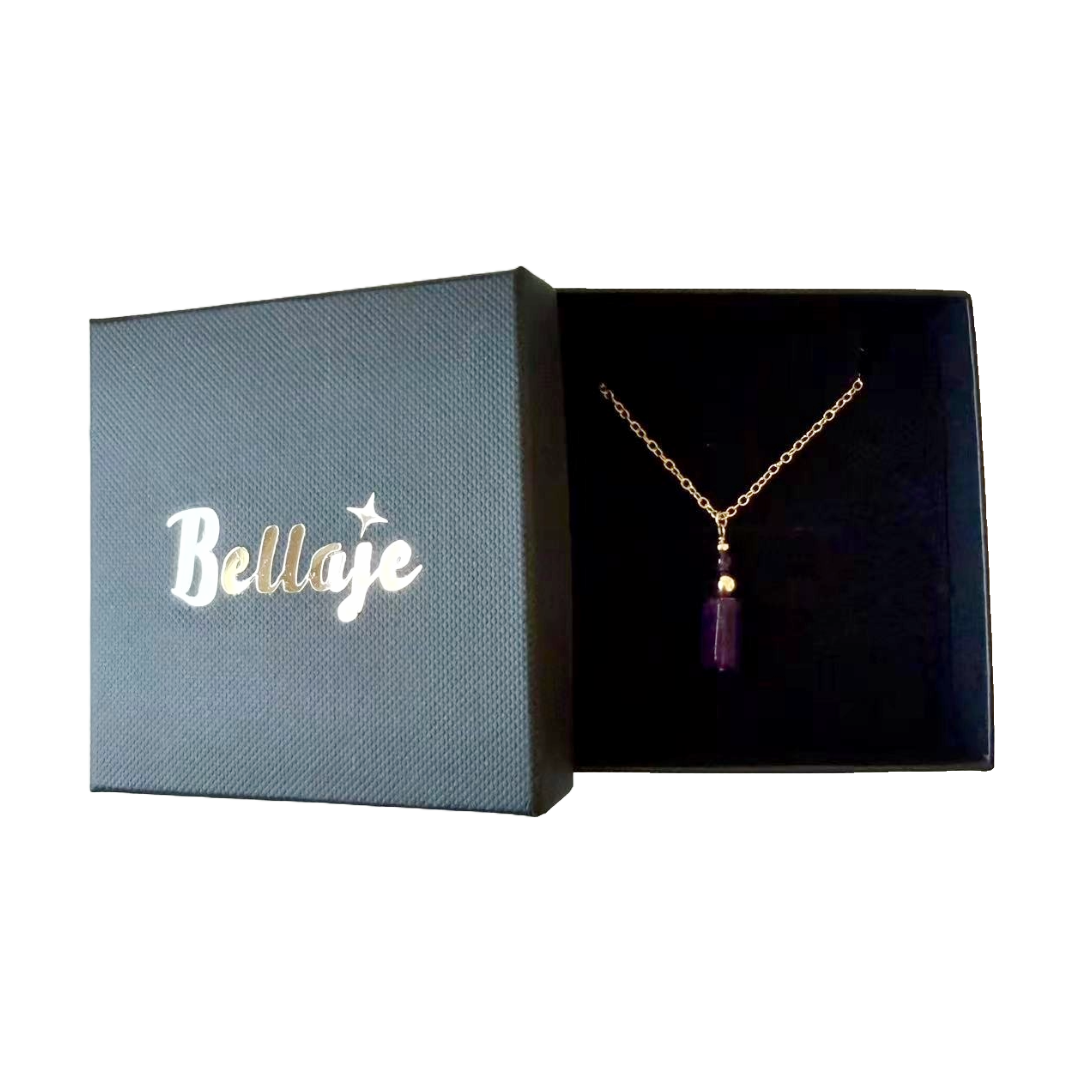 Baroque - 12mm Irregular Shaped Amethyst 14K Gold-Filled Necklace
